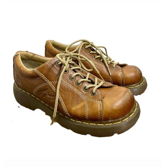 Dr. Martens Shoes - Dr. Martens “Flower Power Daisy” Oxford Leather Vintage 90s Y2K RARE Size 8 L 39